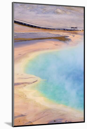 Grand Prismatic Spring in Yellowstone National Park, Usa-pedrosala-Mounted Photographic Print