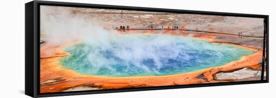 Grand Prismatic Spring in Yellowstone-Steve Byland-Framed Stretched Canvas