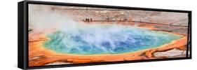 Grand Prismatic Spring in Yellowstone-Steve Byland-Framed Stretched Canvas