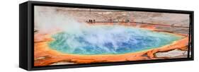 Grand Prismatic Spring in Yellowstone-Steve Byland-Framed Stretched Canvas
