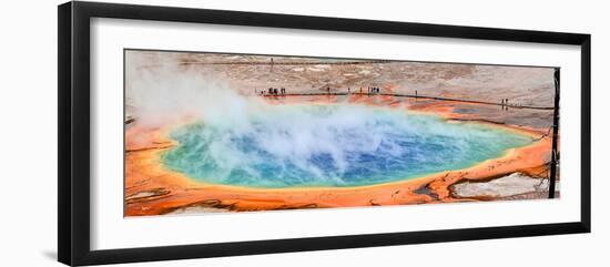 Grand Prismatic Spring in Yellowstone-Steve Byland-Framed Photographic Print