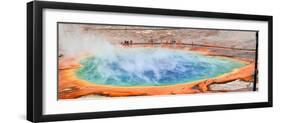 Grand Prismatic Spring in Yellowstone-Steve Byland-Framed Photographic Print
