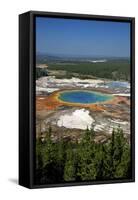 Grand Prismatic Spring, Midway Geyser Basin, Yellowstone Nat'l Park, UNESCO Site, Wyoming, USA-Peter Barritt-Framed Stretched Canvas