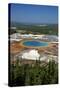 Grand Prismatic Spring, Midway Geyser Basin, Yellowstone Nat'l Park, UNESCO Site, Wyoming, USA-Peter Barritt-Stretched Canvas