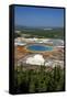 Grand Prismatic Spring, Midway Geyser Basin, Yellowstone Nat'l Park, UNESCO Site, Wyoming, USA-Peter Barritt-Framed Stretched Canvas