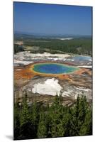 Grand Prismatic Spring, Midway Geyser Basin, Yellowstone Nat'l Park, UNESCO Site, Wyoming, USA-Peter Barritt-Mounted Photographic Print