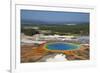 Grand Prismatic Spring, Midway Geyser Basin, Yellowstone Nat'l Park, UNESCO Site, Wyoming, USA-Peter Barritt-Framed Photographic Print