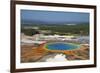 Grand Prismatic Spring, Midway Geyser Basin, Yellowstone Nat'l Park, UNESCO Site, Wyoming, USA-Peter Barritt-Framed Photographic Print