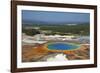 Grand Prismatic Spring, Midway Geyser Basin, Yellowstone Nat'l Park, UNESCO Site, Wyoming, USA-Peter Barritt-Framed Photographic Print