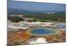 Grand Prismatic Spring, Midway Geyser Basin, Yellowstone Nat'l Park, UNESCO Site, Wyoming, USA-Peter Barritt-Mounted Photographic Print