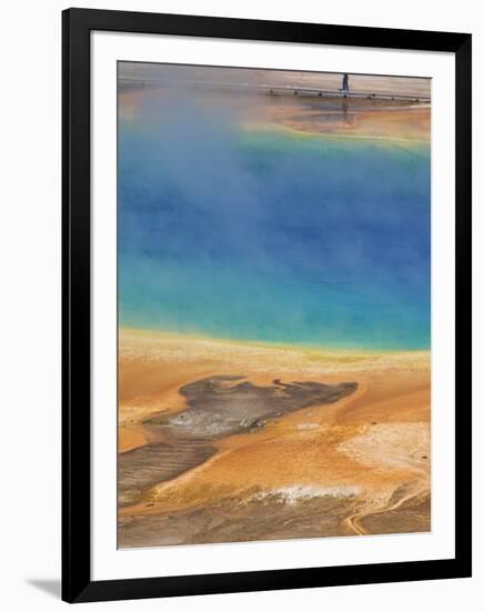 Grand Prismatic Spring, Midway Geyser Basin, Yellowstone National Park, Wyoming, USA-Neale Clarke-Framed Photographic Print