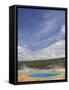 Grand Prismatic Spring, Midway Geyser Basin, Yellowstone National Park, Wyoming, USA-Neale Clarke-Framed Stretched Canvas