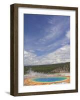 Grand Prismatic Spring, Midway Geyser Basin, Yellowstone National Park, Wyoming, USA-Neale Clarke-Framed Photographic Print