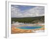 Grand Prismatic Spring, Midway Geyser Basin, Yellowstone National Park, Wyoming, USA-Neale Clarke-Framed Photographic Print