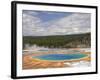 Grand Prismatic Spring, Midway Geyser Basin, Yellowstone National Park, Wyoming, USA-Neale Clarke-Framed Photographic Print