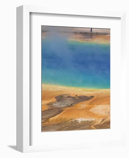 Grand Prismatic Spring, Midway Geyser Basin, Yellowstone National Park, Wyoming, USA-Neale Clarke-Framed Photographic Print