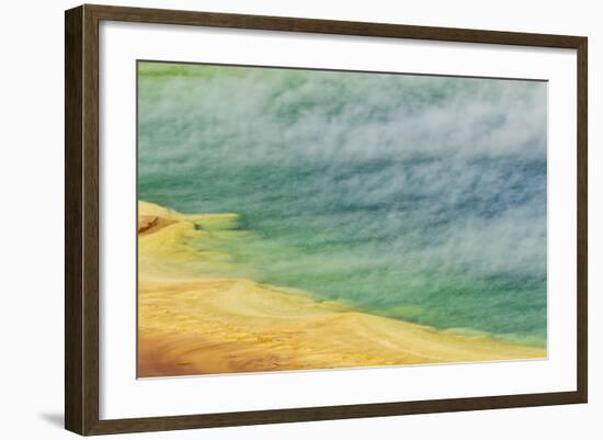 Grand Prismatic Spring, Midway Geyser Basin, Yellowstone National Park, Wyoming-Adam Jones-Framed Photographic Print