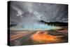 Grand Prismatic Spring - Midway Geyser Basin-David Osborn-Stretched Canvas