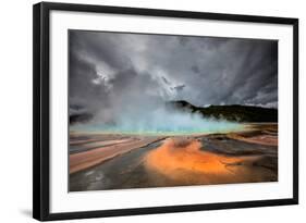 Grand Prismatic Spring - Midway Geyser Basin-David Osborn-Framed Photographic Print