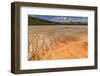Grand Prismatic Spring with a View Towards Twin Buttes-Eleanor Scriven-Framed Photographic Print