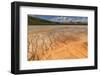 Grand Prismatic Spring with a View Towards Twin Buttes-Eleanor Scriven-Framed Photographic Print