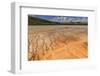 Grand Prismatic Spring with a View Towards Twin Buttes-Eleanor Scriven-Framed Photographic Print