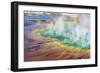 Grand Prismatic Spring, Yellowstone National Park, Wyoming, USA.-Russ Bishop-Framed Photographic Print