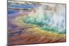 Grand Prismatic Spring, Yellowstone National Park, Wyoming, USA.-Russ Bishop-Mounted Photographic Print