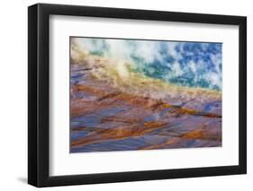 Grand Prismatic Spring, Yellowstone National Park, Wyoming, USA.-Russ Bishop-Framed Photographic Print