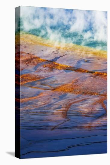 Grand Prismatic Spring, Yellowstone National Park, Wyoming, USA.-Russ Bishop-Stretched Canvas