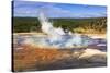 Grand Prismatic Spring, Yellowstone National Park, Wyoming, USA.-Russ Bishop-Stretched Canvas