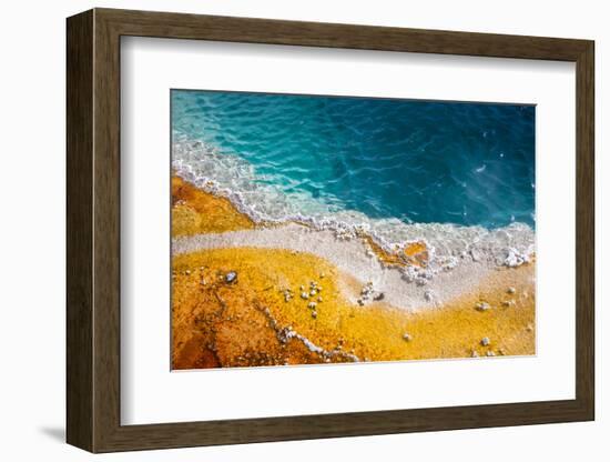 Grand Prismatic Spring, Yellowstone NP, Wyoming. Thermal Pool-Janet Muir-Framed Photographic Print