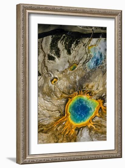 Grand Prismatic Spring, Yellowstone NP, Wyoming, USA-Jerry Ginsberg-Framed Photographic Print