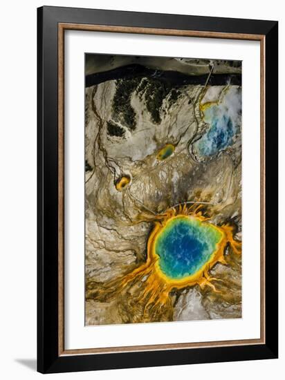 Grand Prismatic Spring, Yellowstone NP, Wyoming, USA-Jerry Ginsberg-Framed Photographic Print