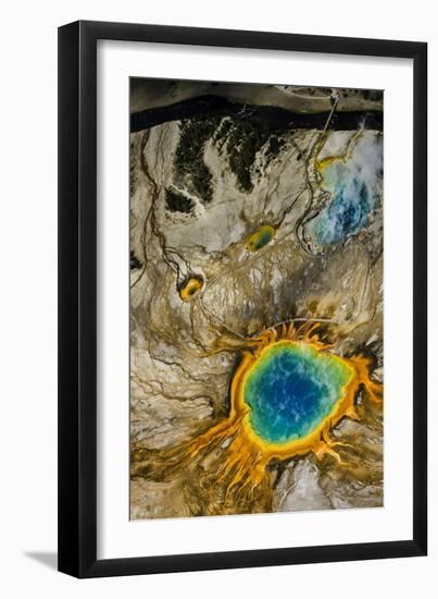 Grand Prismatic Spring, Yellowstone NP, Wyoming, USA-Jerry Ginsberg-Framed Photographic Print