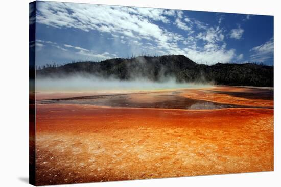 Grand Prismatic Spring-jclark-Stretched Canvas