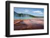 Grand Prismatic Spring-nero-Framed Photographic Print