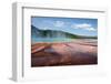 Grand Prismatic Spring-nero-Framed Photographic Print