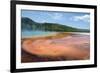 Grand Prismatic Spring-nero-Framed Photographic Print