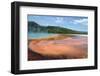 Grand Prismatic Spring-nero-Framed Photographic Print