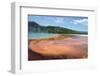 Grand Prismatic Spring-nero-Framed Photographic Print