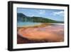 Grand Prismatic Spring-nero-Framed Photographic Print