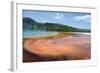 Grand Prismatic Spring-nero-Framed Photographic Print