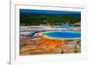 Grand Prismatic Spring-tiny-al-Framed Photographic Print