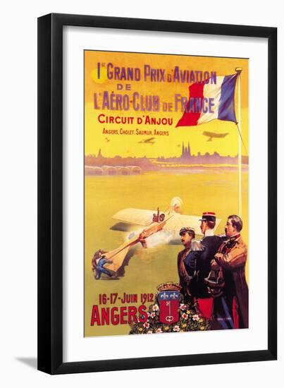 Grand Prix d'Aviation de l'Aero-Club de France-null-Framed Art Print