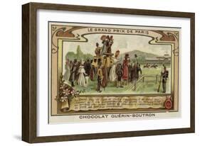 Grand Prix De Paris Horse Race, Longchamps-null-Framed Giclee Print