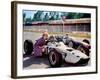 Grand Prix, Eva Marie Saint, James Garner, 1966.-null-Framed Premium Photographic Print