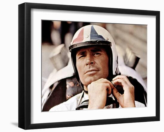 Grand Prix, James Garner, 1966-null-Framed Photo