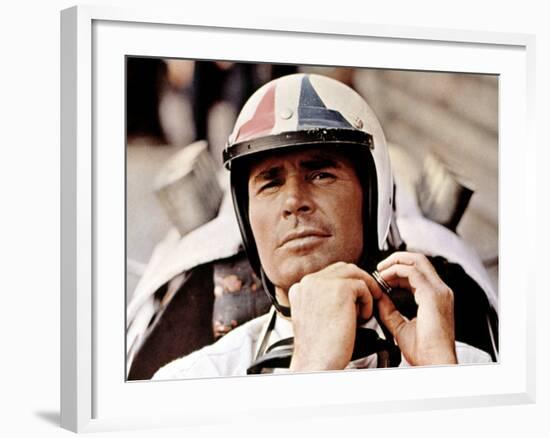 Grand Prix, James Garner, 1966-null-Framed Photo