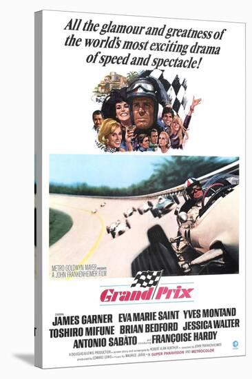 Grand Prix, James Garner, Eva Marie Saint, 1966-null-Stretched Canvas